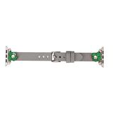 Bouletta Apple Watch Uyumlu Deri Kordon Clover 38-40-41mm ST RST9 Gri