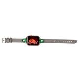 Bouletta Apple Watch Uyumlu Deri Kordon Clover 38-40-41mm ST RST9 Gri