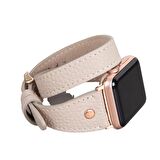 Bouletta Apple Watch Uyumlu Deri Kordon 42-44-45mm Slim DTRT ERC3