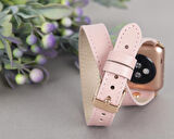 Bouletta Apple Watch Uyumlu Deri Kordon 42-44-45mm Slim DTRG NU2