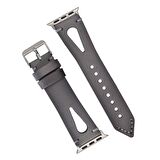 Bouletta Apple Watch Uyumlu Deri Kordon BA2 42-44-45mm RST9EF Gri
