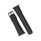 Bouletta Apple Watch Uyumlu Deri Kordon 42-44-45mm FL1 Siyah