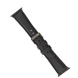 Bouletta Apple Watch Uyumlu Deri Kordon 42-44-45mm FL1 Siyah