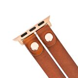 Bouletta Apple Watch Uyumlu Deri Kordon Ely Double Tour RST2EF Taba