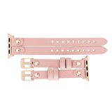 Bouletta Apple Watch Uyumlu Deri Kordon Ely Double Tour NU2 Pembe