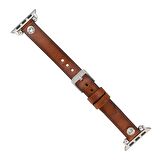 Bouletta Apple Watch Uyumlu Deri Kordon Visby 38-40-41mm Ferro RST2EF Taba