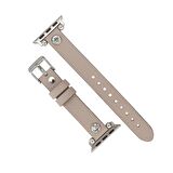 Bouletta Apple Watch Uyumlu Deri Kordon Visby 38-40-41mm Ferro ERC3 Bej