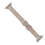 Bouletta Apple Watch Uyumlu Deri Kordon Visby 38-40-41mm Ferro ERC3 Bej