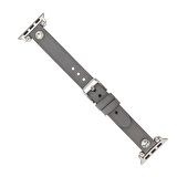 Bouletta Apple Watch Uyumlu Deri Kordon Visby 38-40-41mm Ferro RST9 Gri