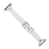 Bouletta Apple Watch Uyumlu Deri Kordon Visby 38-40-41mm Ferro F3 Beyaz