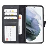 Samsung Galaxy S22 Plus Uyumlu Deri Cüzdanlı Kılıf Liluri G1