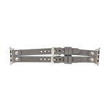 Bouletta Apple Watch Uyumlu Deri Kordon Ely Double Tour Silver Trk RST9 Gri
