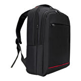 PLM Bergamin 15.6" Siyah Notebook Sırt Çantası