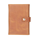 Hakiki Deri, El Yapımı, Saat Kordonu Taşıma Çantası, Tan Rengi