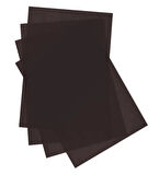 Pelür Kağıdı 64x100 Cm Siyah Renk 20 Adet 18 Gr. Ince Kağıt