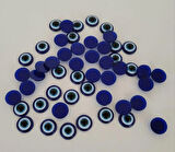PLASTİK NAZAR BONCUĞU 1 CM (10 MM) 50 ADET