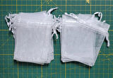 ORGANZE TÜL KESE - KINA ÇEREZ KESESİ - TAKI AMBALAJ - 7X9 CM 25 ADET - MİNİK BOY