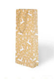 YILBAŞI VARAK BASKILI LÜKS İPLİ KARTON ÇANTA - NOEL - GOLD DETAYLI - 12x35x9 CM - 1 ADET - Ç031