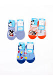 Mickey Lisanslı 3 Çift Çocuk Sneakers Çorap 18207