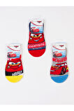 Disney Lisanslı Çocuk 3 Çift Sneakers Çorap 19832