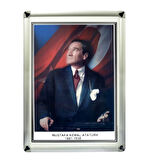 Akyazı Atatürk Portresi 35X50 - Metal Çerçeve