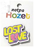 Notpa Rozet Ahşap Lost Love - 3 adet