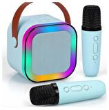 Wow Kids Kareoke Mikrofon Seti 2Li Mavi Sy-13