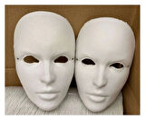 Boyanabilir Karton Maske - 4 adet