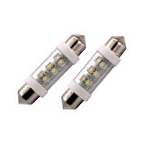Sofit Led T&W 39mm 6 Ledli 12V Iç Aydınlatma Plaka Lamba 2 Adet