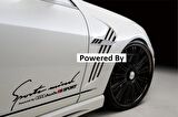 Audi Yan Kapı Çamurluk Sticker Araba Oto Yapıştırma 2Adet