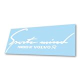 Volvo R Mind Kaput Üzerinde Araba Sticker Yapıştırması