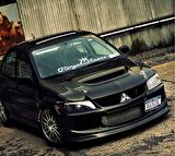 Araba Ön Cam Oto Sticker Yapıştırma Royal Stance  50CM