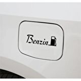 Araba Depo Kapağı Sticker benzin 2 Oto Sticker 2 Adet