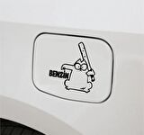 Araba Depo Kapağı Sticker benzin Oto Sticker 2 Adet
