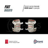 Fiat Ducato Abs Krom Kaplama Ayna Kapağı 2 Prç. 2008 Üzeri