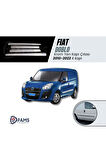 Fiat Doblo Krom Yan Kapı Çıtası 4 Kapı 2010-2022 P. Çelik