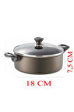 Mehtap Onyx Teflon Tencere 18 CM