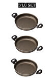 Kuvars 3'lü Sahan Set 18 - 20 - 22 Cm