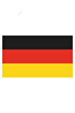 Almanya Alman Bayrağı Sticker 20CM