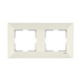 Viko Meridian Krem İkili Çerçeve - 90979012
