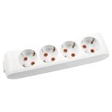 VİKO Multi-Let 4lü Topraklı Klemensli Priz (Beyaz, Kablosuz)