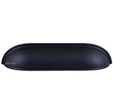 Lüks Çanak Kulp Siyah 128mm (2 Adet)