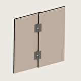 Kabin Menteşesi Paslanmaz Binili 25.637 Sol