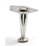 Metal Mobilya Ayağı Konik Parlak Krom (4 Adet) 12 cm