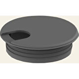 Kablo Kapağı Çap 63mm 8'li Paket Siyah