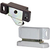 Plastik Kapak Tutucu Mıknatıs - 2 Adet Beyaz