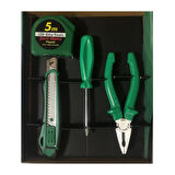 Elta Hobby Set 4 Parça Opak Pense 160mm Maket Bıçağı Şerit Metre Tornavida