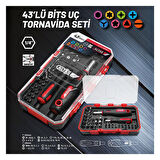 Altaş 14000005444 Bits Uç Tornavida Seti 43 Parça