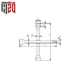 İzeltaş 1/2" Adaptorlü Bijon Anahtarı - 1975091322