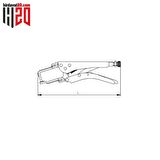 İzeltaş Kaportacı Ayarlı Pense 270mm - 2515110270